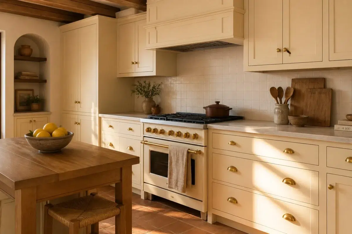 Cachet Cream paint color — Kitchen (Earthy)
