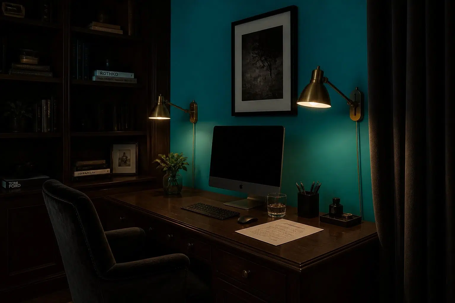 Calypso paint color — Home Office (Moody)