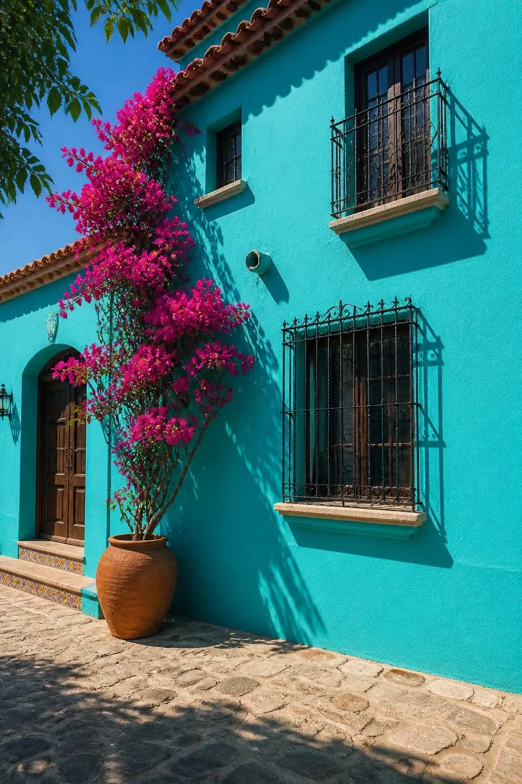 Calypso color — mediterranean house inspiration