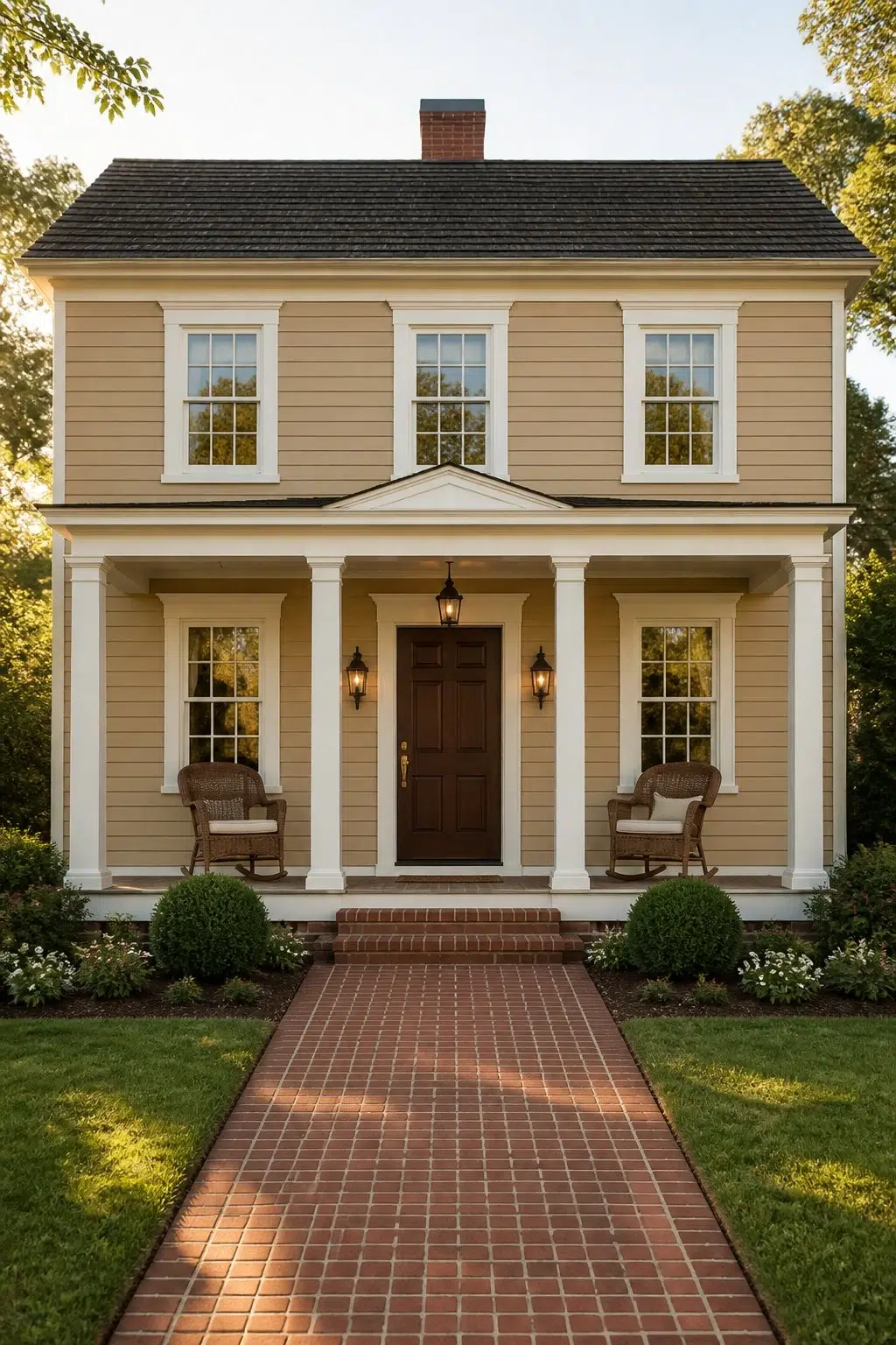 Camelback color — traditional house inspiration