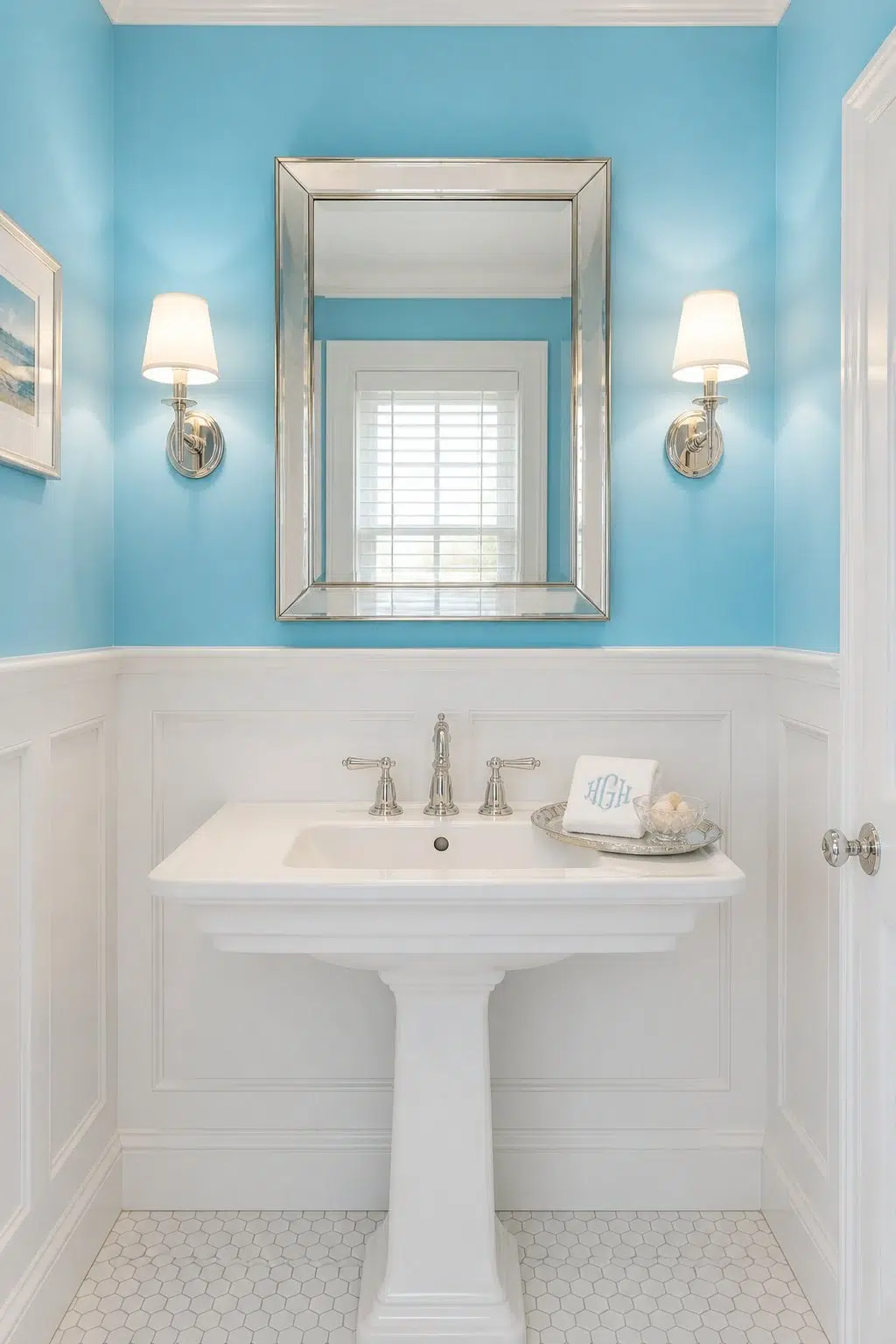 Candid Blue — traditional bathroom