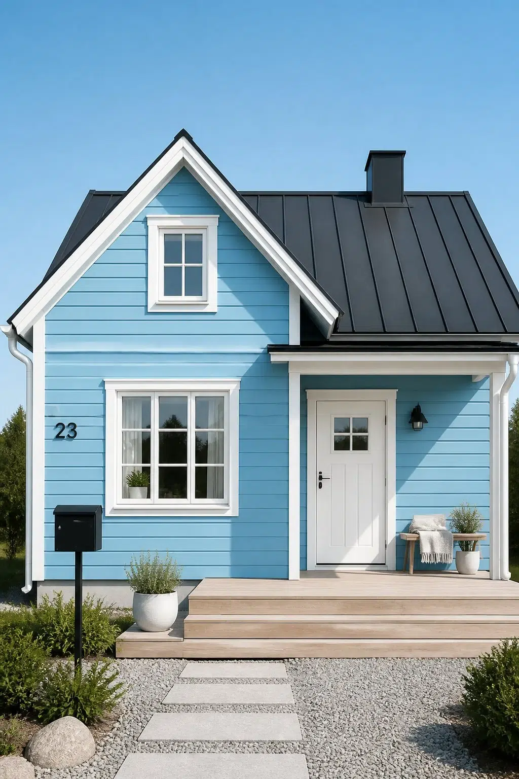 Candid Blue color — scandinavian house inspiration