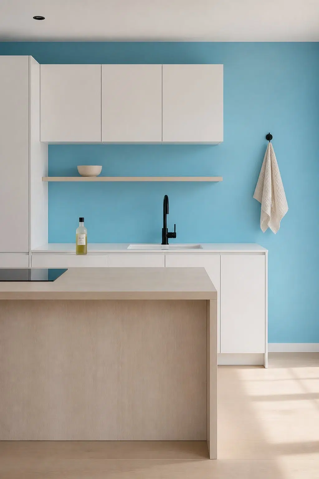 Candid Blue — minimalist kitchen