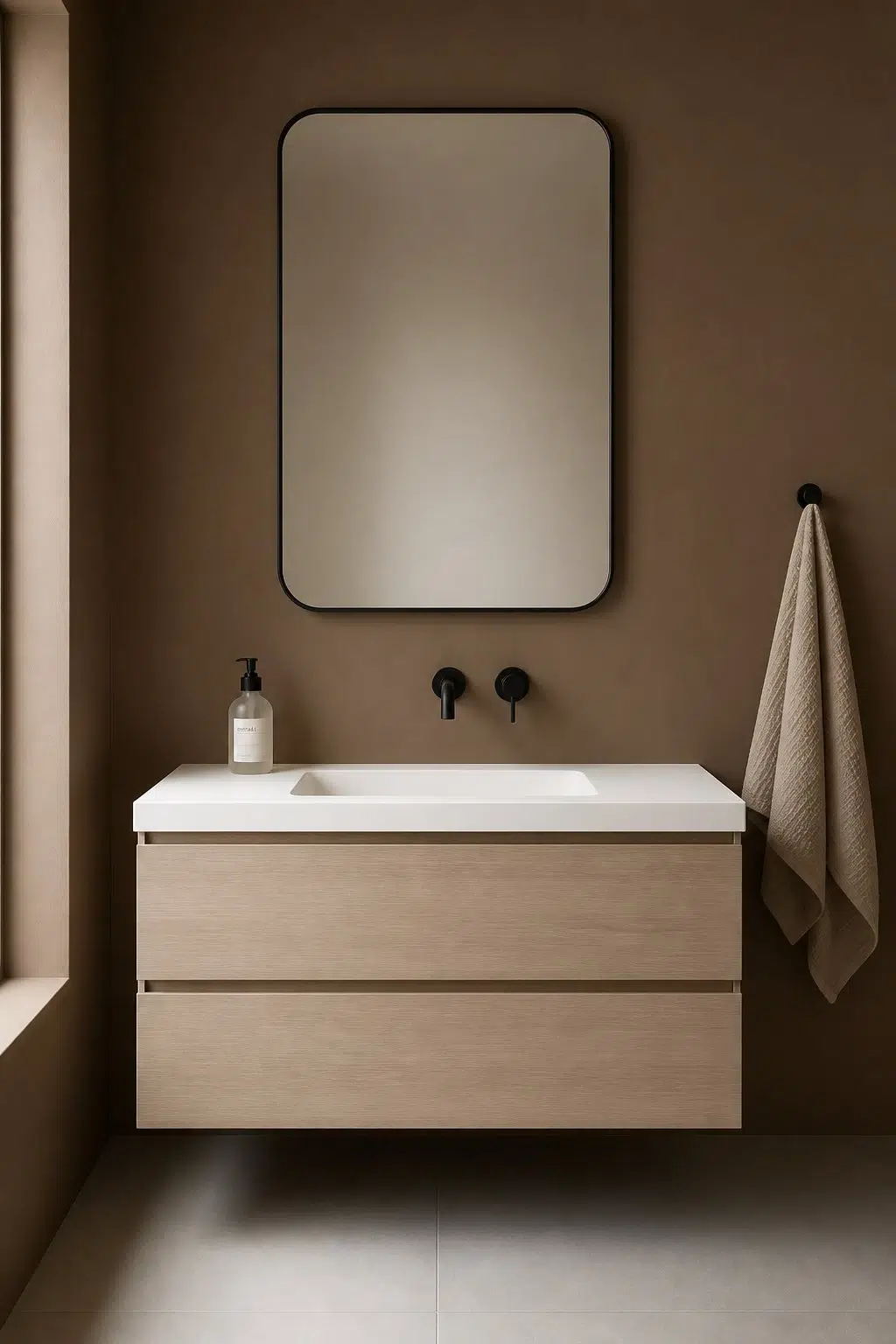 Caraïbe — minimalist bathroom