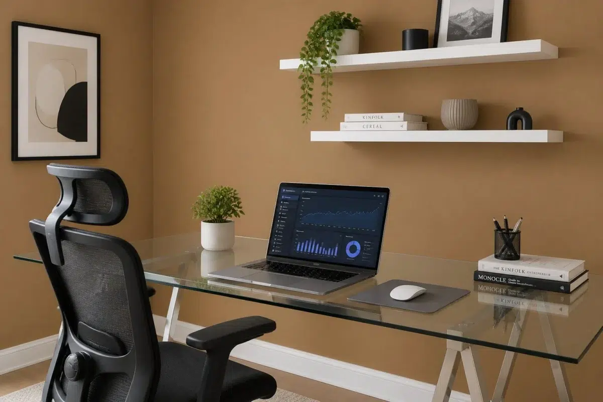 Cardboard paint color — Home Office (Contemporary)