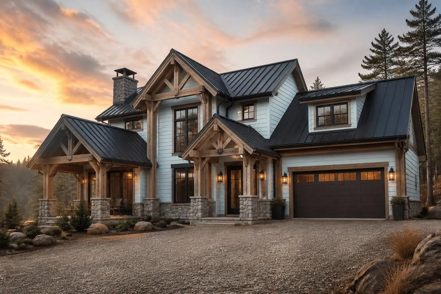 Carefree paint color — House (Rustic Modern)
