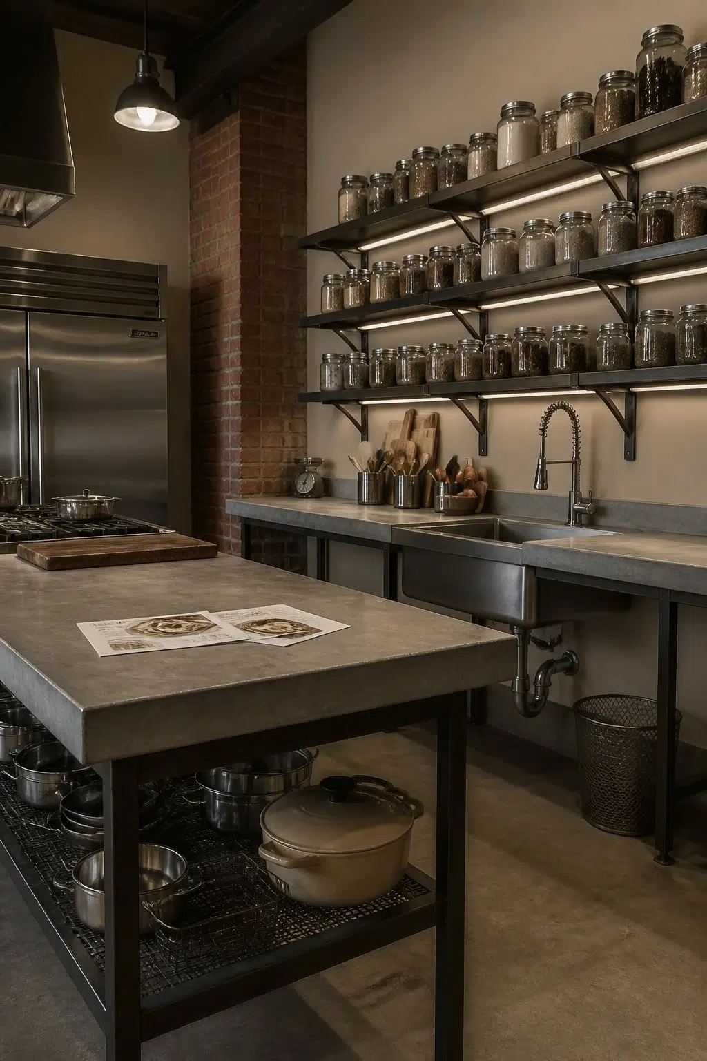 Cargo Pants — industrial kitchen