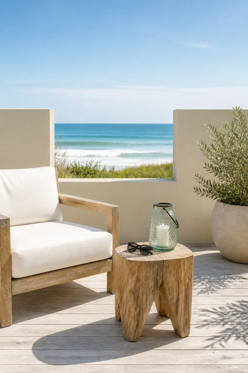 coastal patio featuring Cargo Pants by Sherwin-Williams