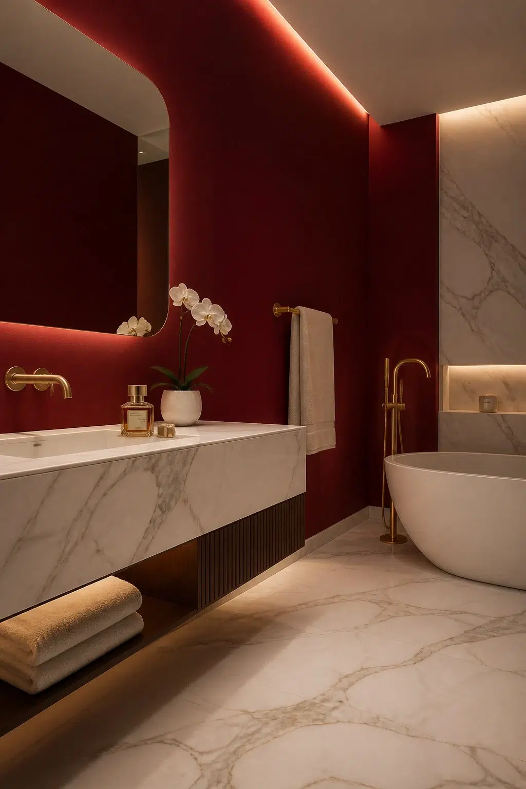 Carmine — modern luxury bathroom