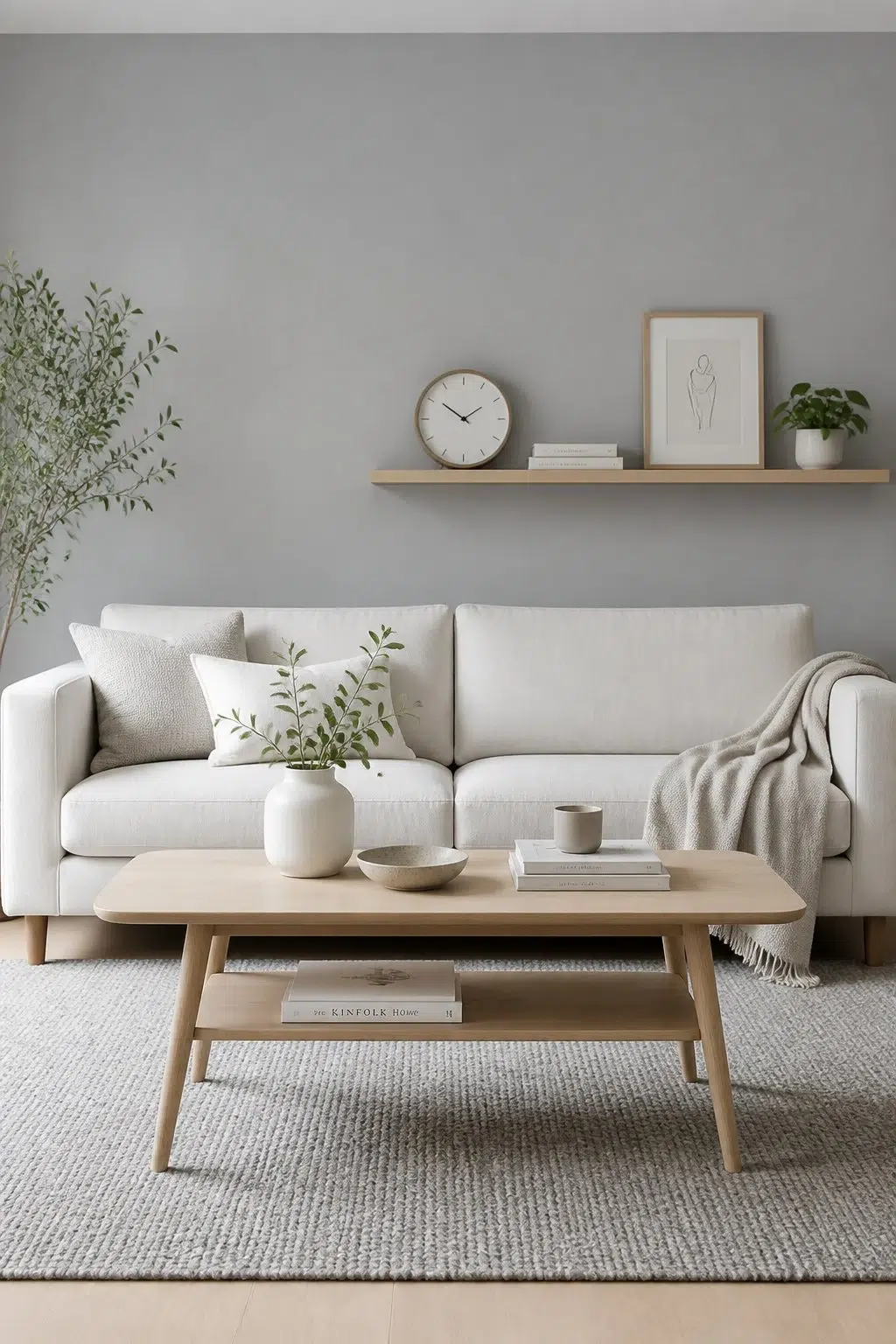 Sherwin-Williams Castlegate in a scandinavian living room