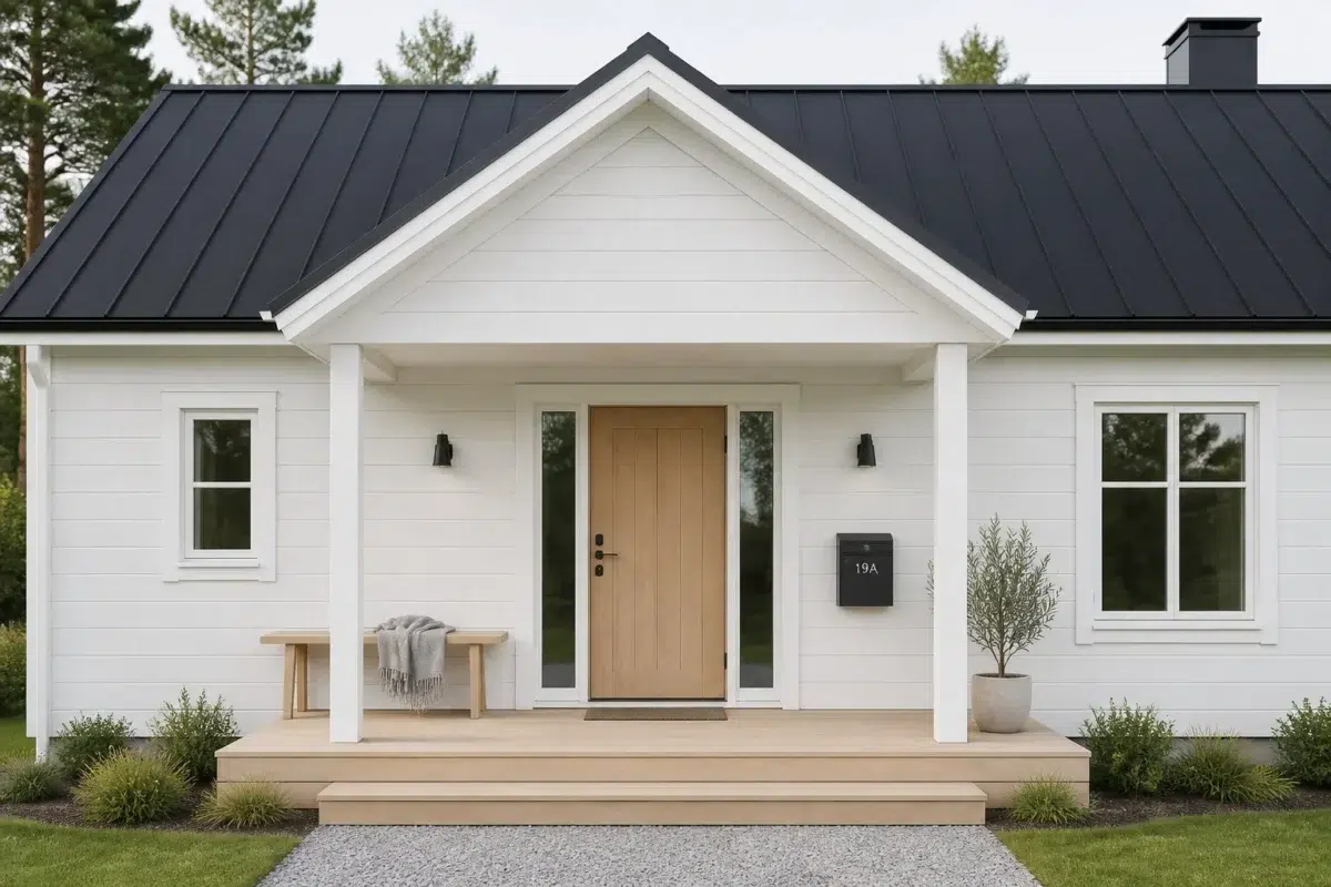 Ceiling Bright White paint color — House (Scandinavian)