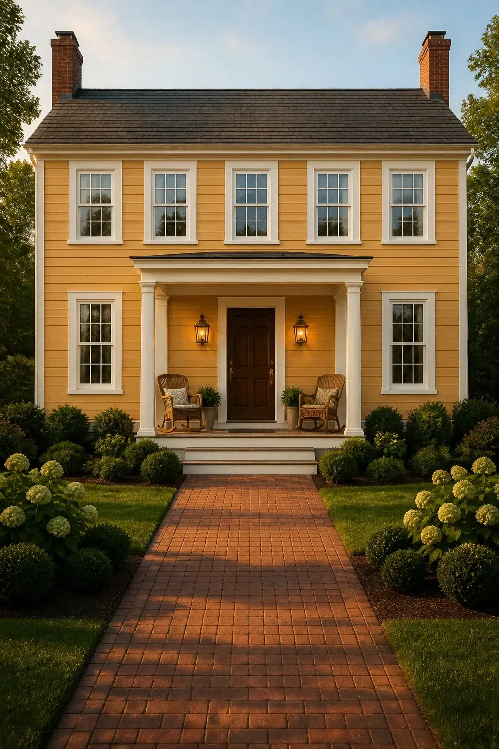 Ceremonial Gold color — traditional house inspiration
