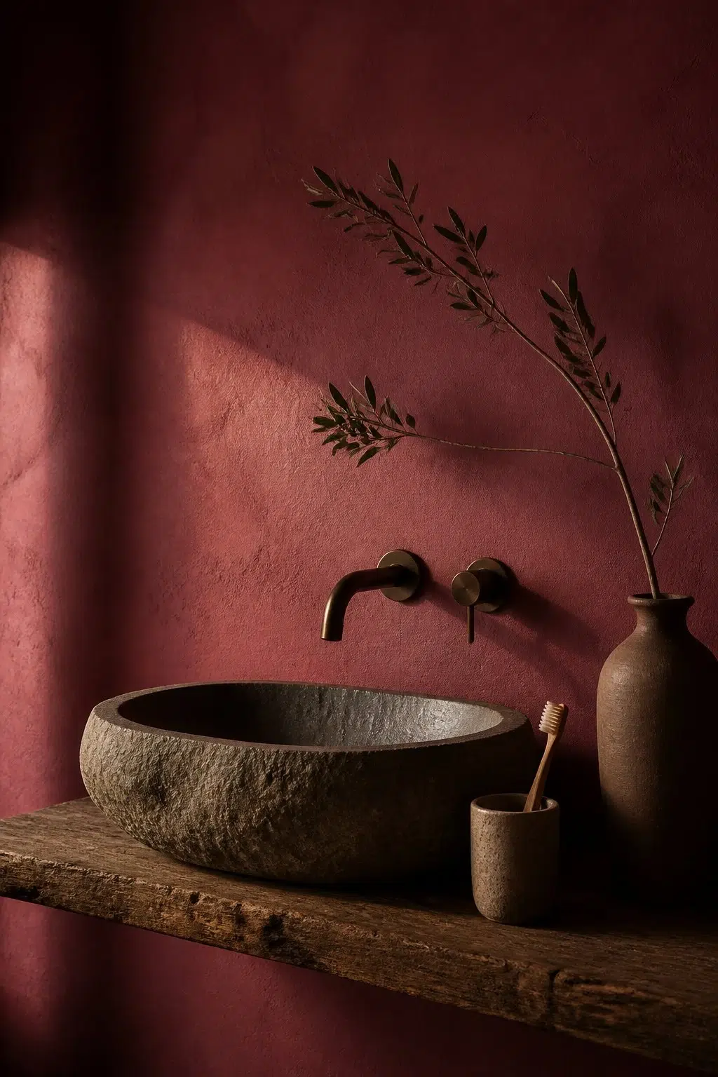 Cerise — wabi-sabi bathroom