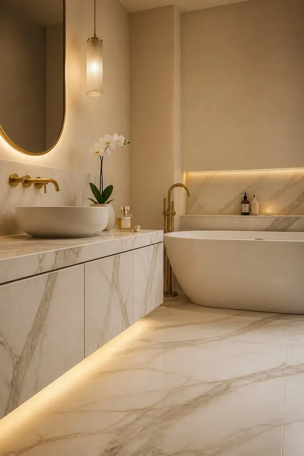 Chamomile — modern luxury bathroom
