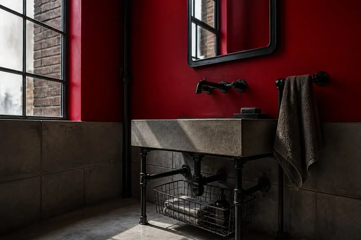 Chanticleer paint color — Bathroom (Industrial)