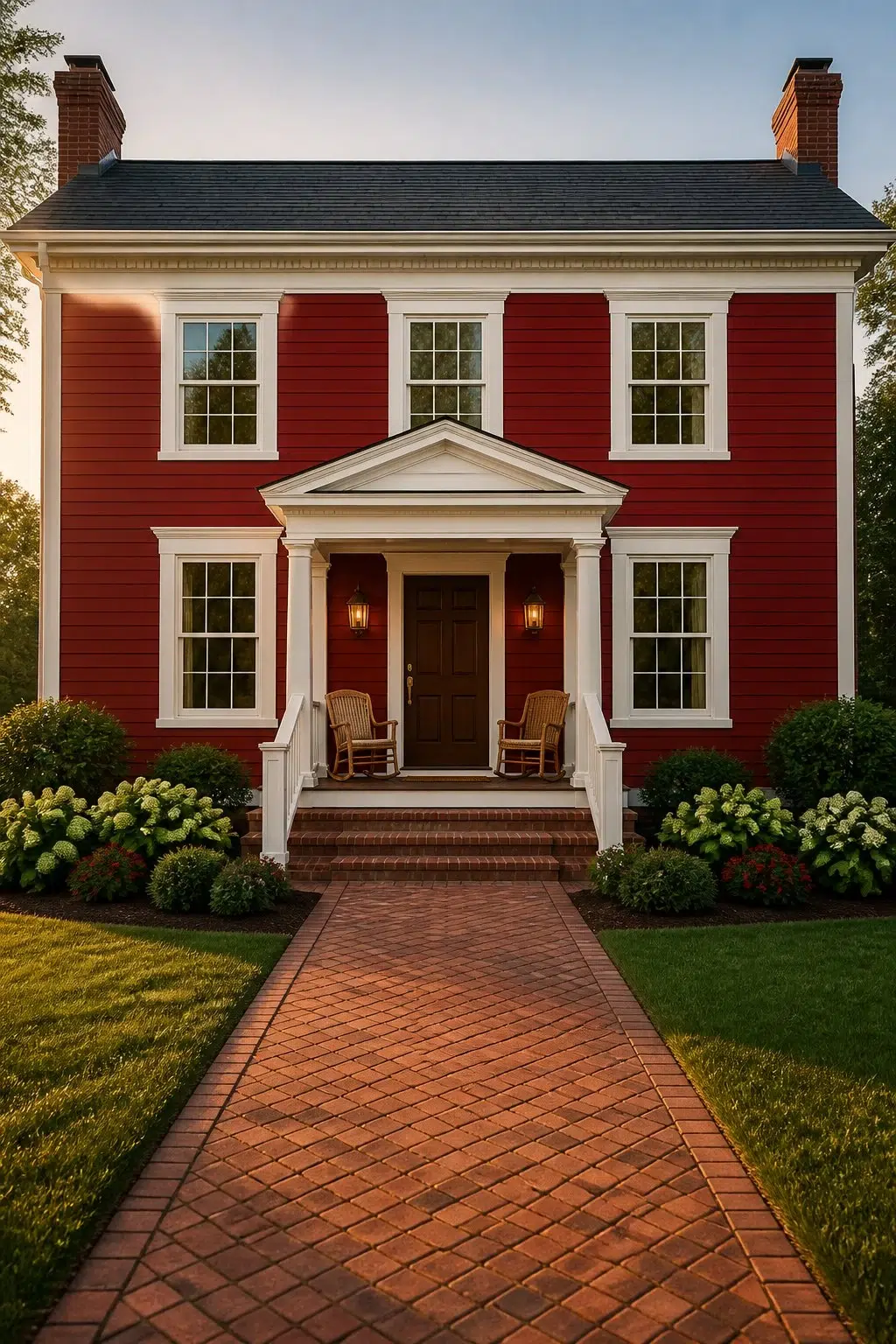 Chanticleer color — traditional house inspiration