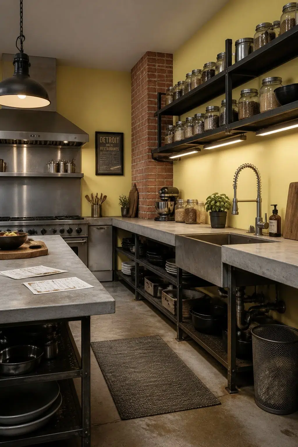 Chartreuse — industrial kitchen