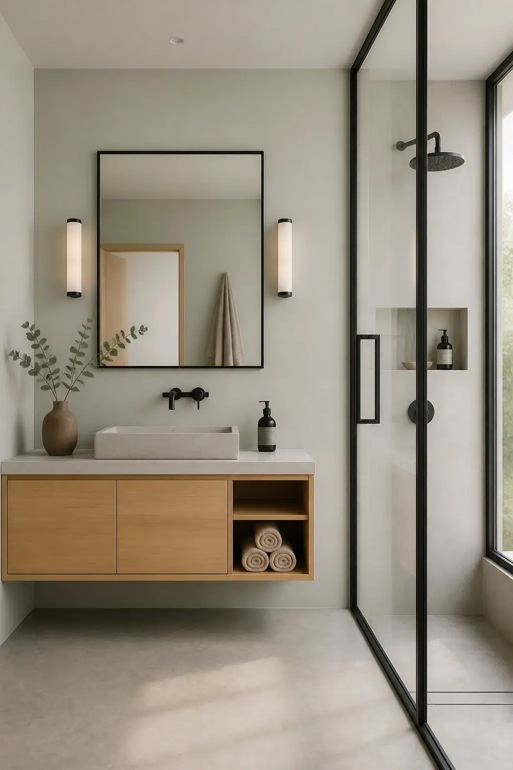 Chelsea Gray — japandi bathroom