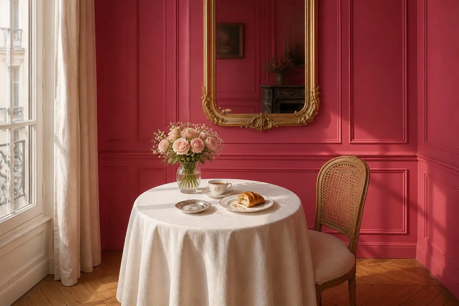 Cherries Jubilee paint color — Dining Room (Parisian)
