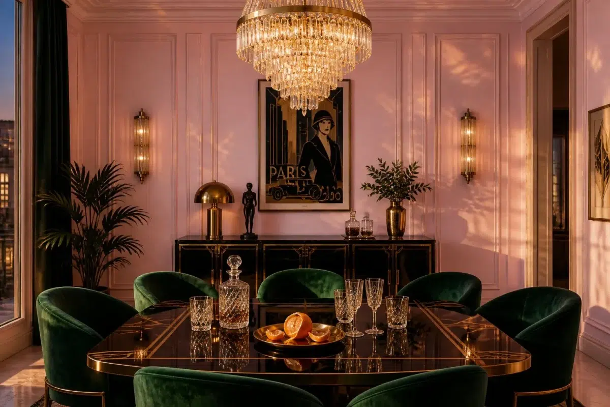 Childlike paint color — Dining Room (Art Deco)