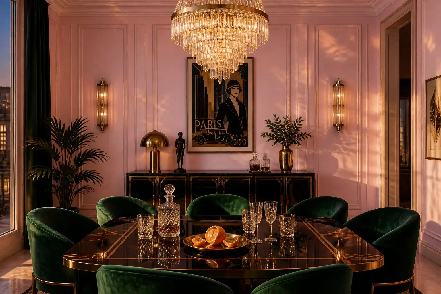 Childlike paint color — Dining Room (Art Deco)