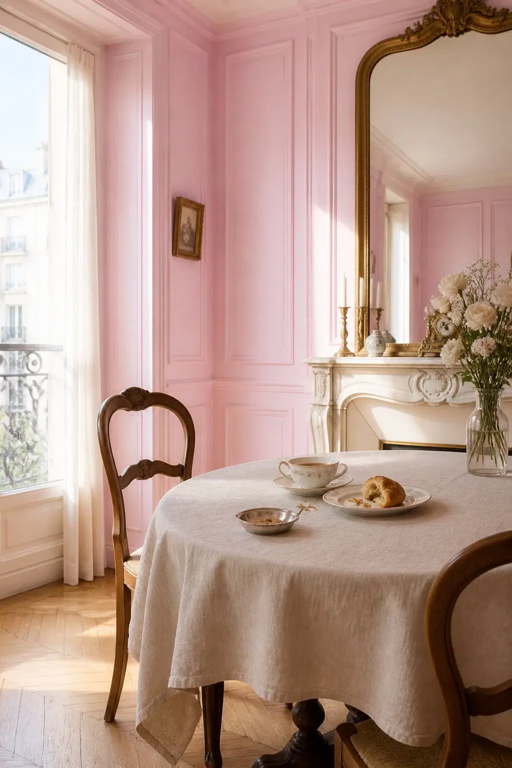 Child's Play paint in a parisian dining room