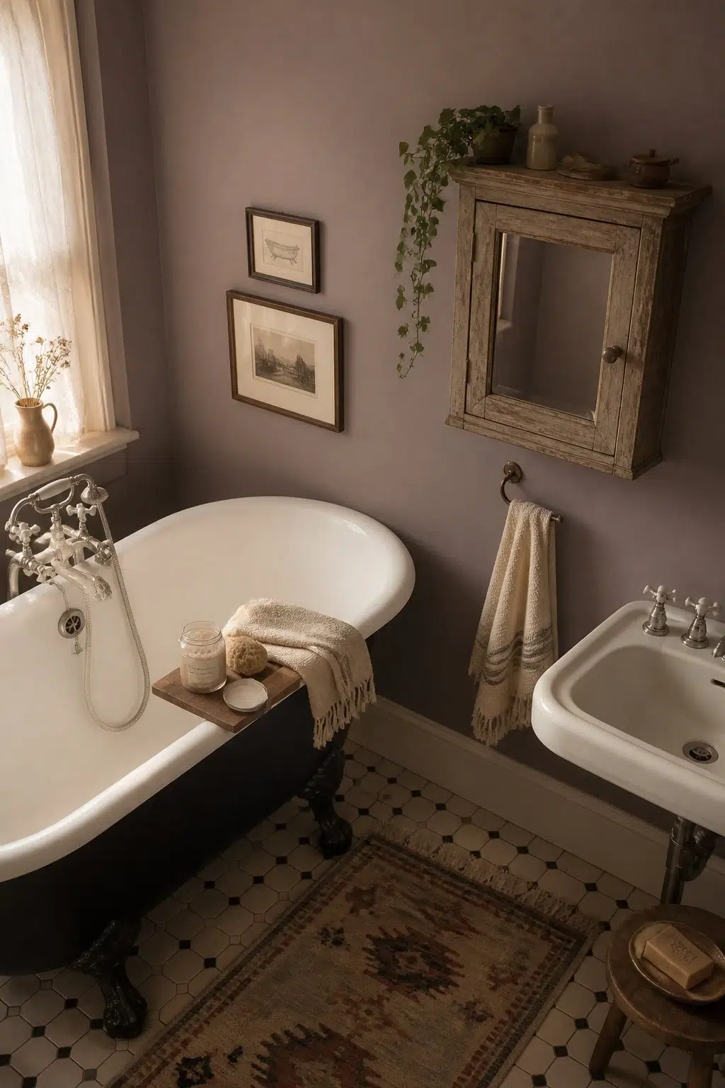 Chinchilla — vintage bathroom