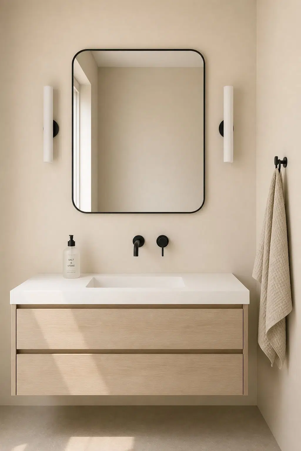 Chopsticks — minimalist bathroom