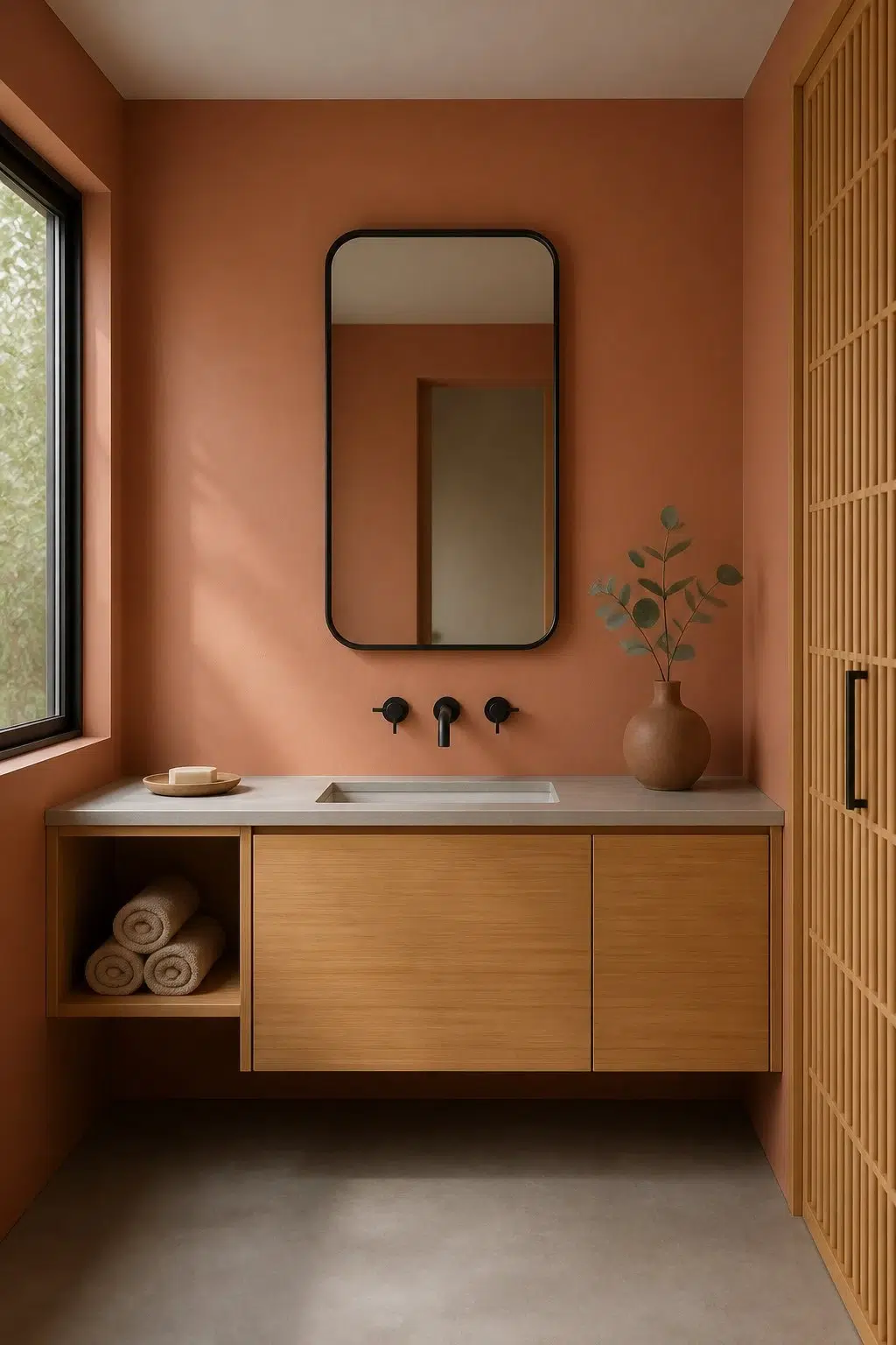 Chrysanthemum — japandi bathroom