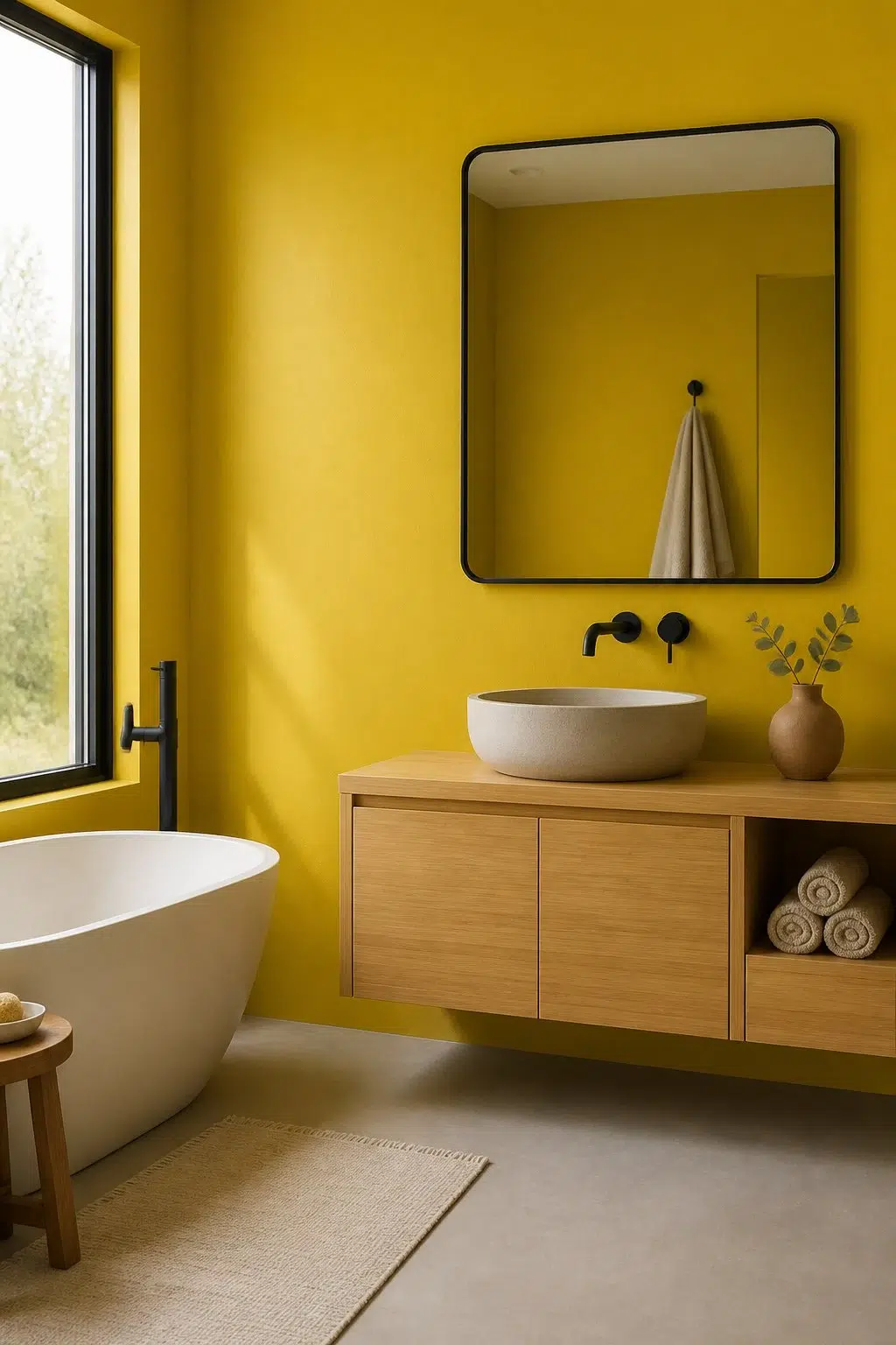 Citronella — japandi bathroom