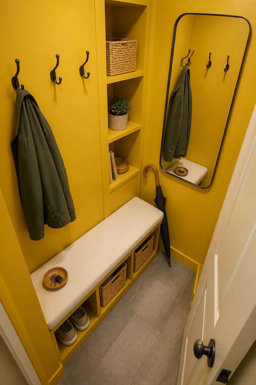 Citronella — small mudroom