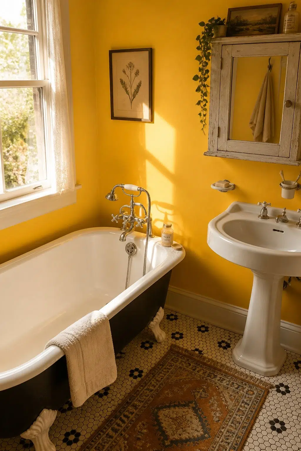 Citrus — vintage bathroom