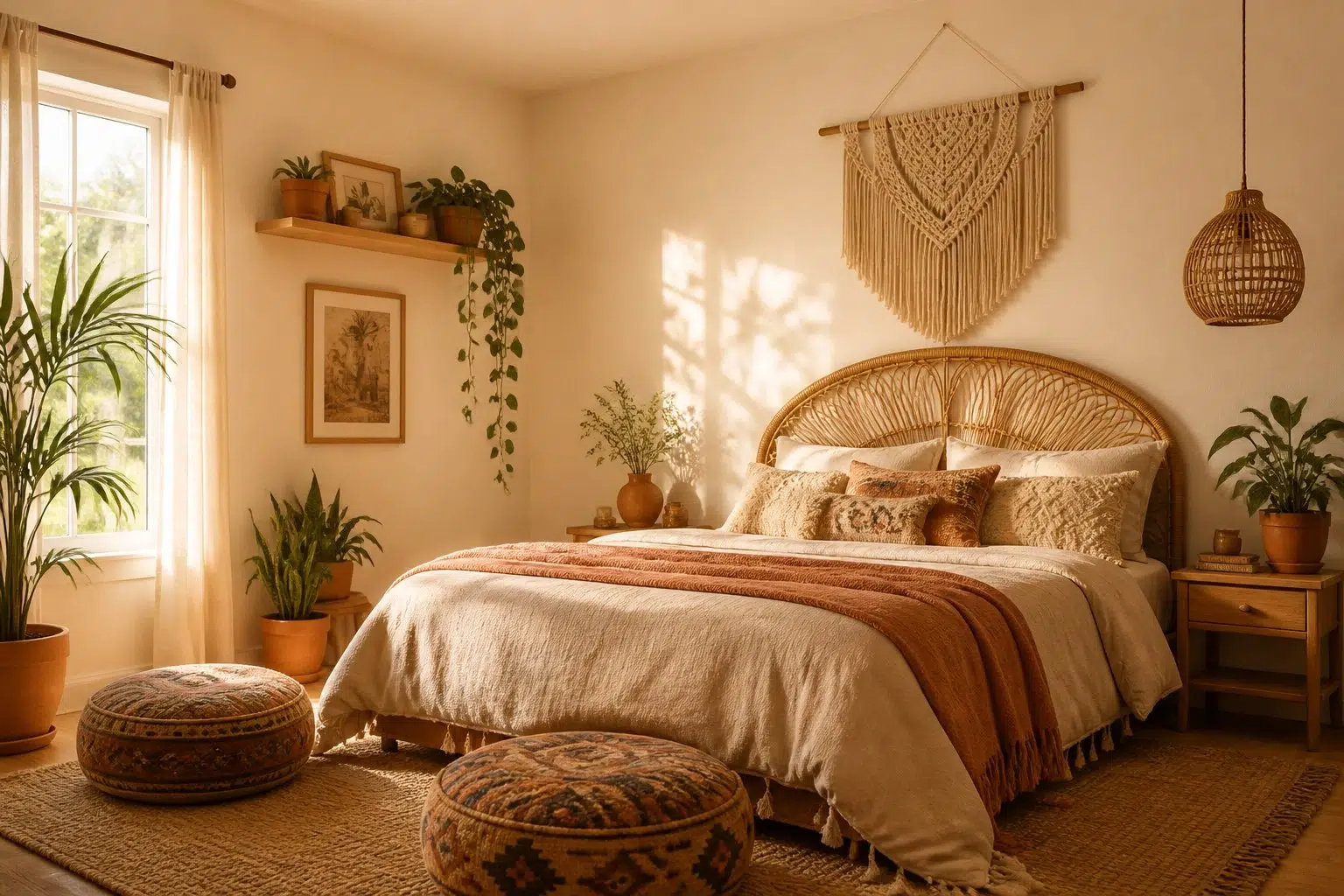 Classic Ivory paint color — Bedroom (Boho)