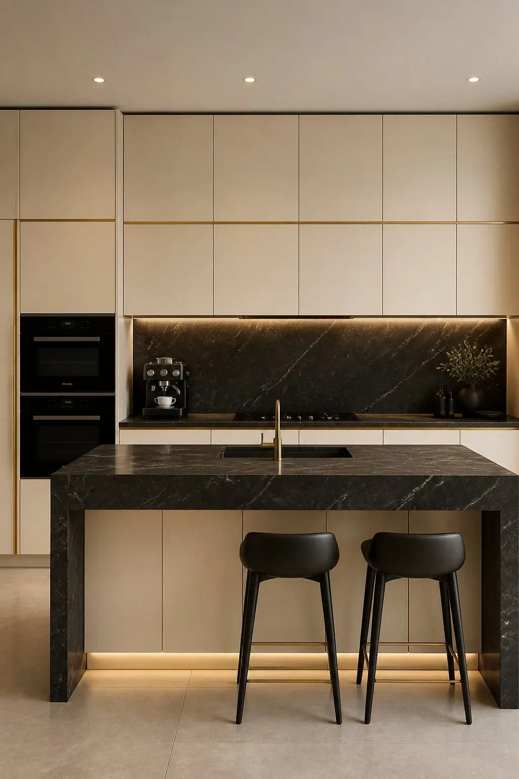 Classic Ivory — bold kitchen