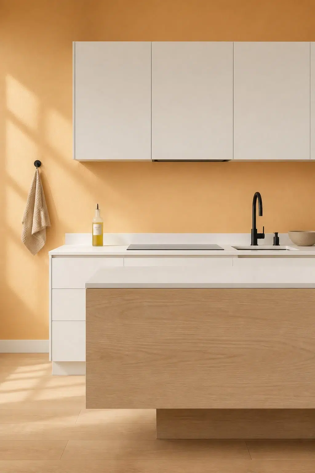 Classical Gold — minimalist kitchen