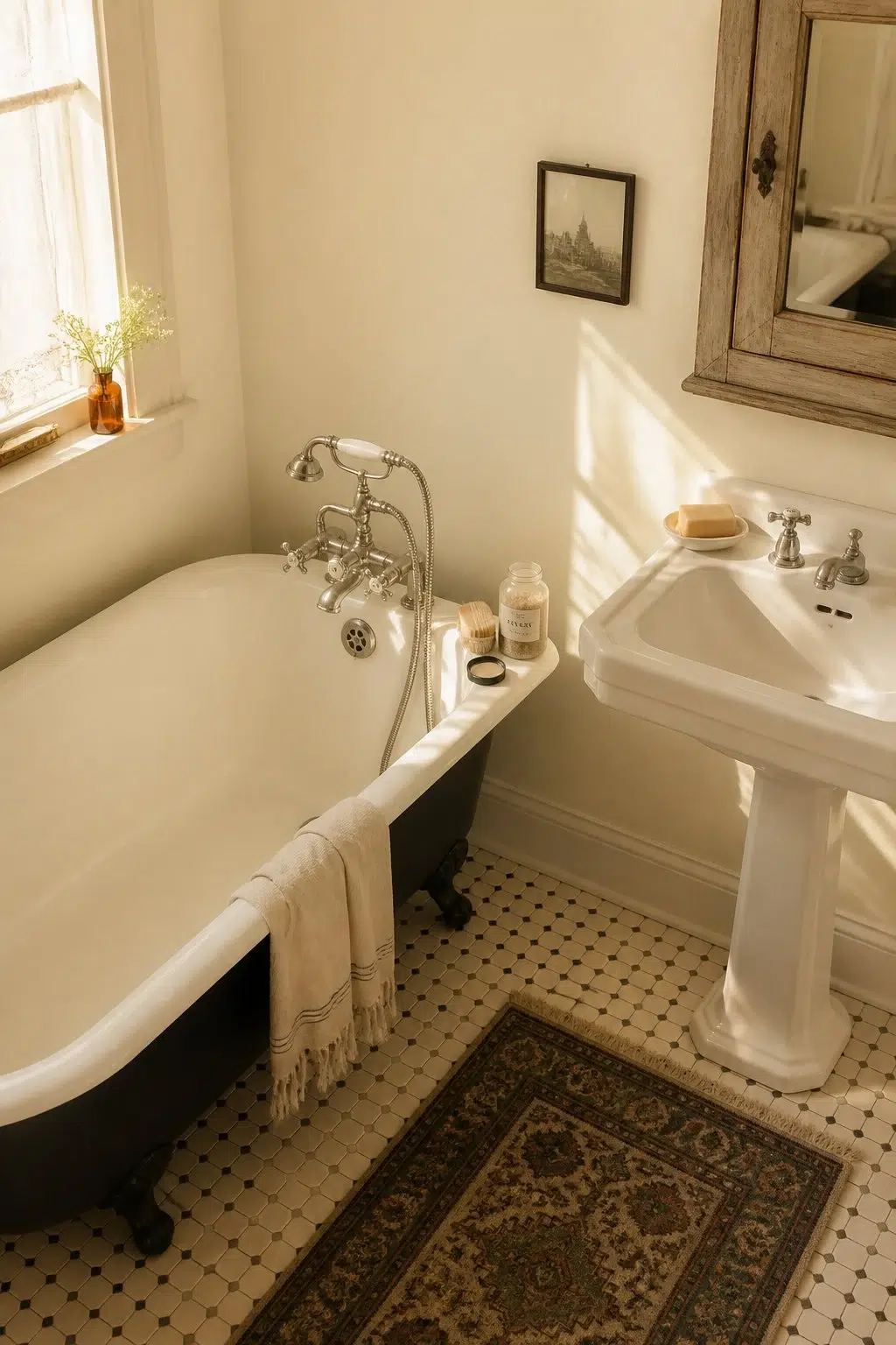 Classical White — vintage bathroom