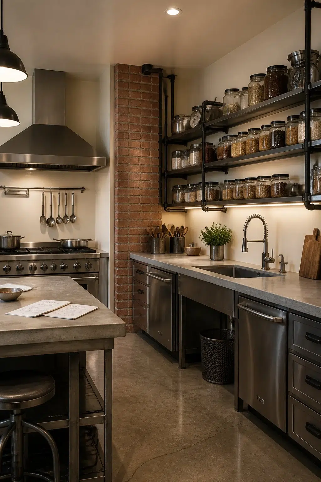 Classical White — industrial kitchen