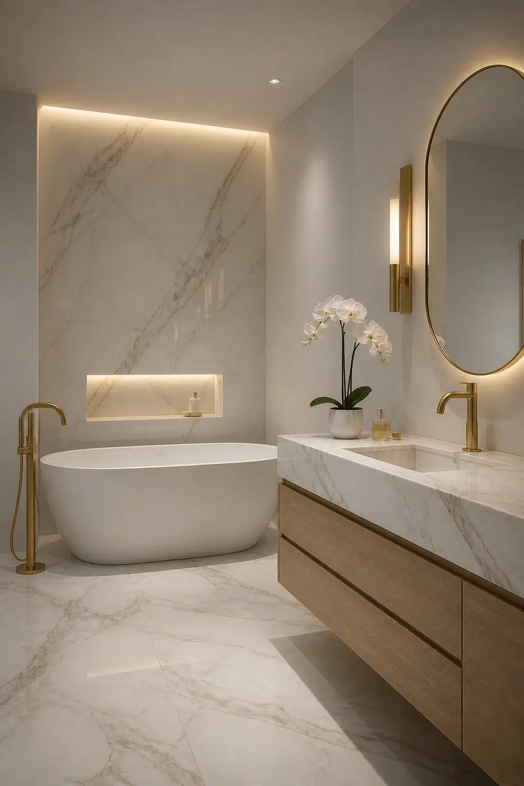 Clean Slate — modern luxury bathroom