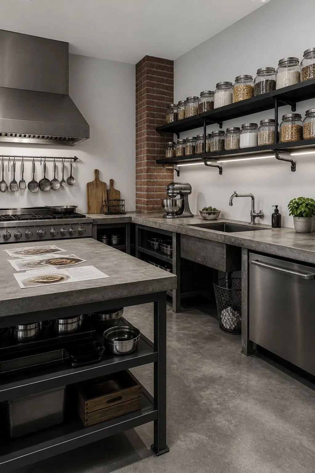 Clean Slate — industrial kitchen