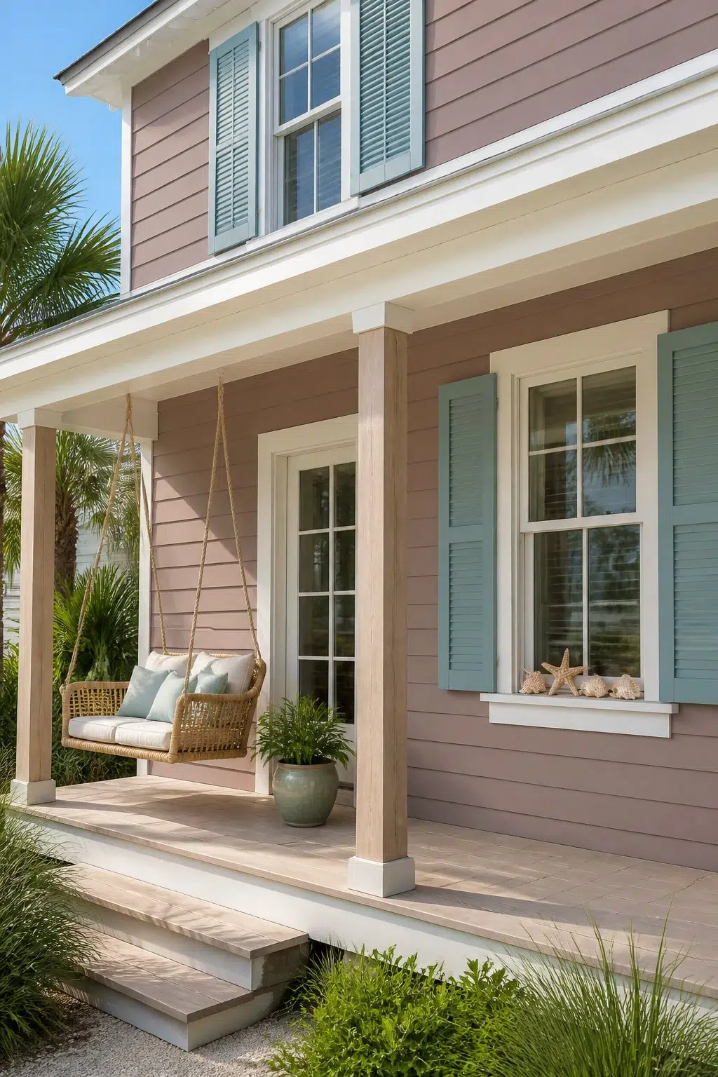 Cocoa Berry color — coastal house inspiration