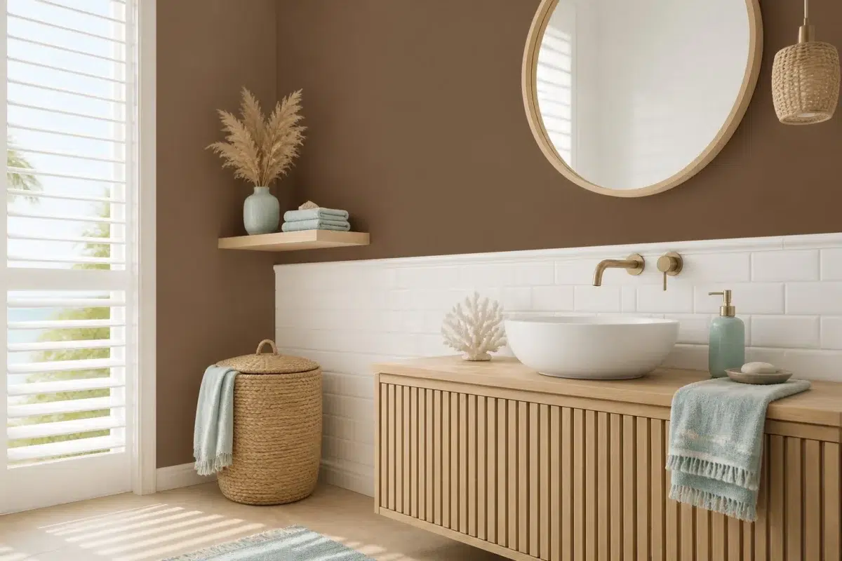 Coconut Husk paint color — Bathroom (Coastal)