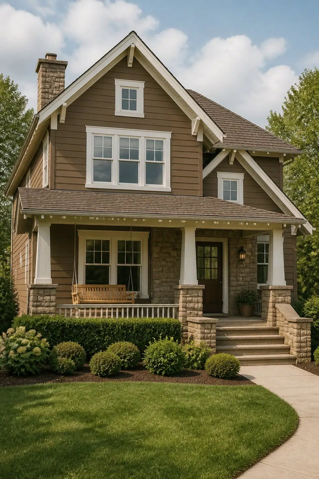 Coconut Husk color — transitional house inspiration