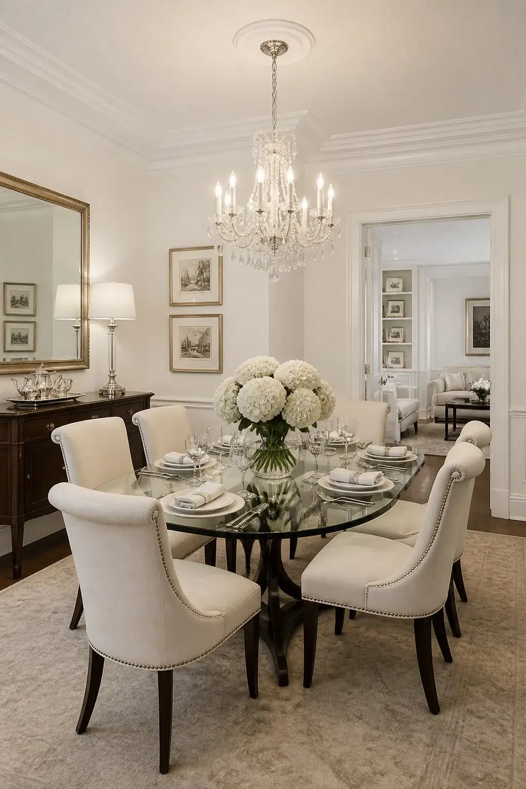 Cold Foam paint in a elegant dining room
