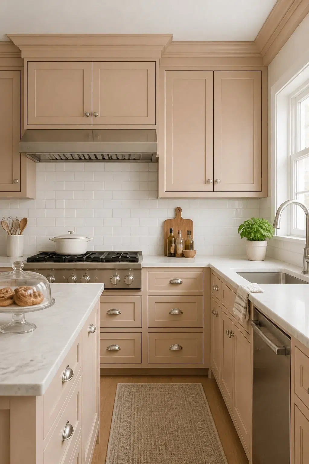 Colonial Revival Tan — classy kitchen