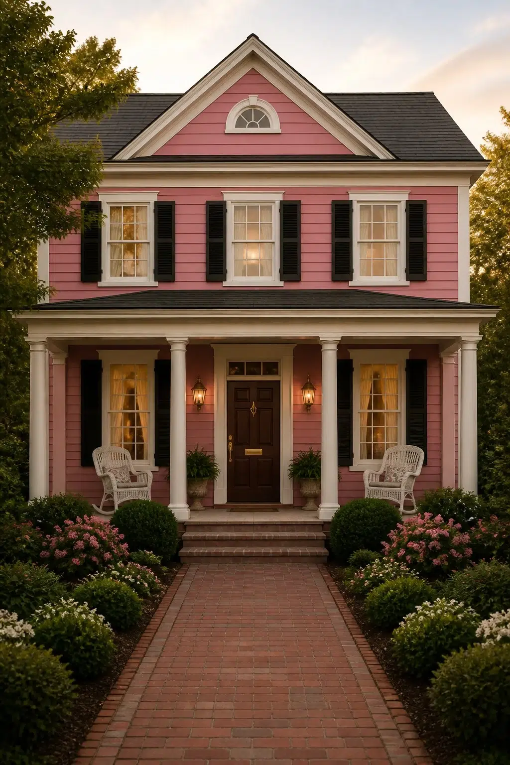 Coming Up Roses color — traditional house inspiration