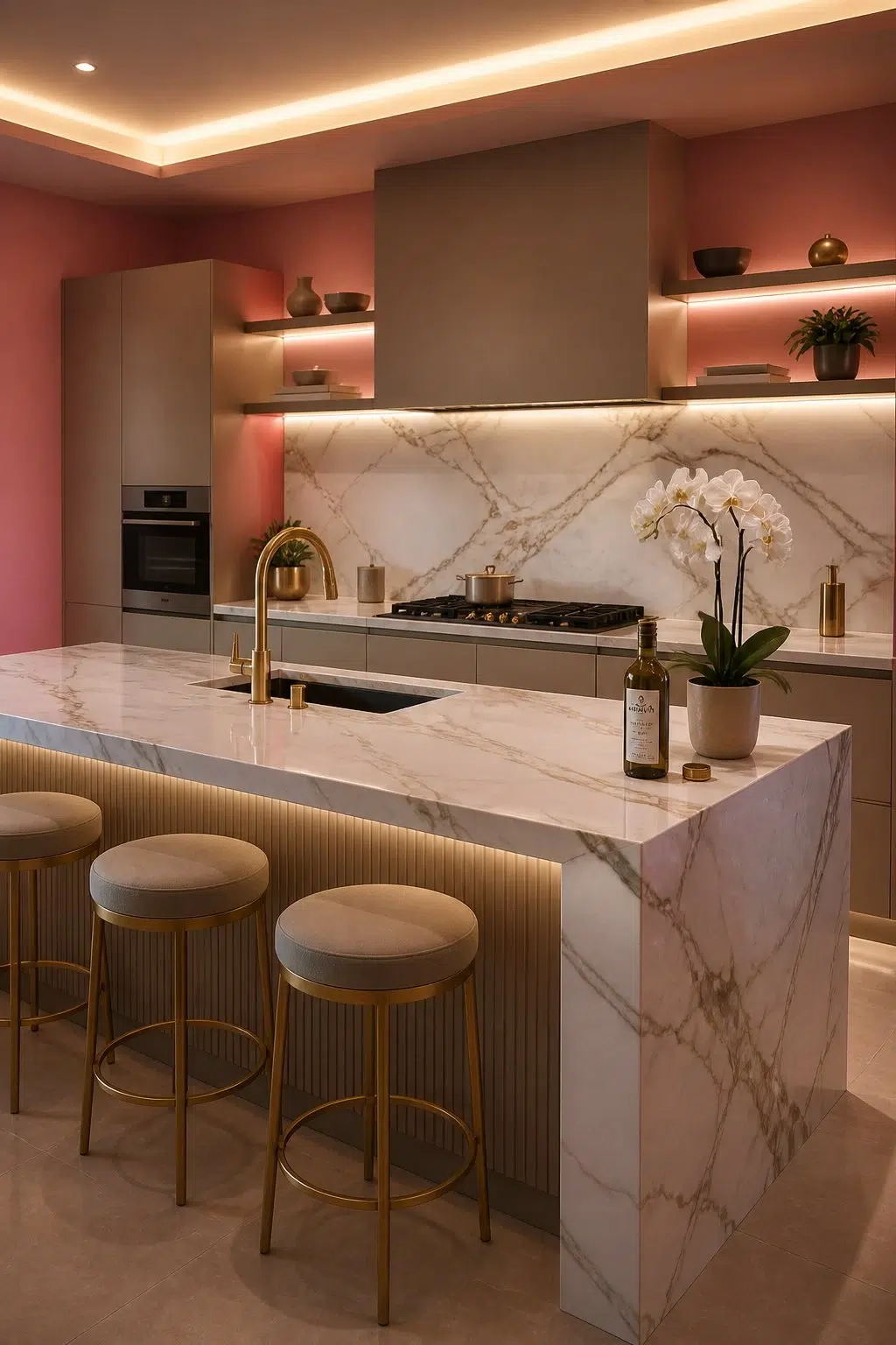 Coming Up Roses — modern luxury kitchen