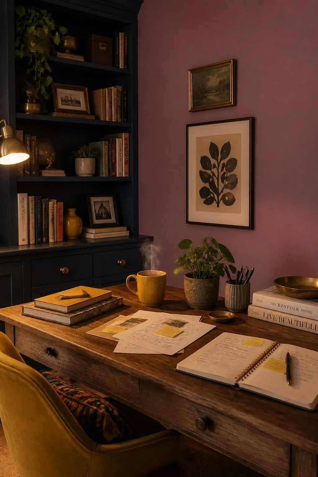 Sherwin-Williams Concerto in a unique home office