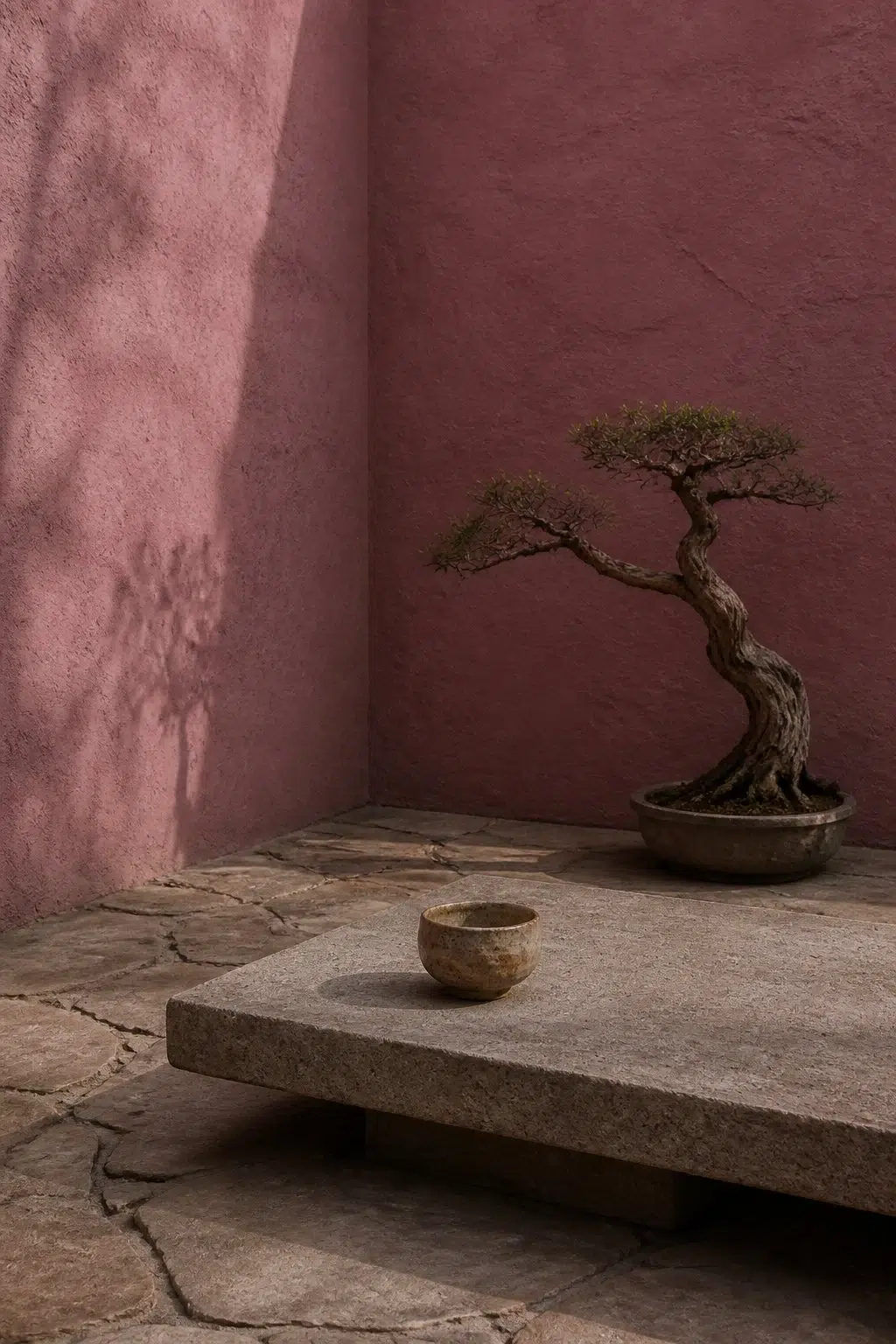 wabi-sabi patio featuring Concerto by Sherwin-Williams
