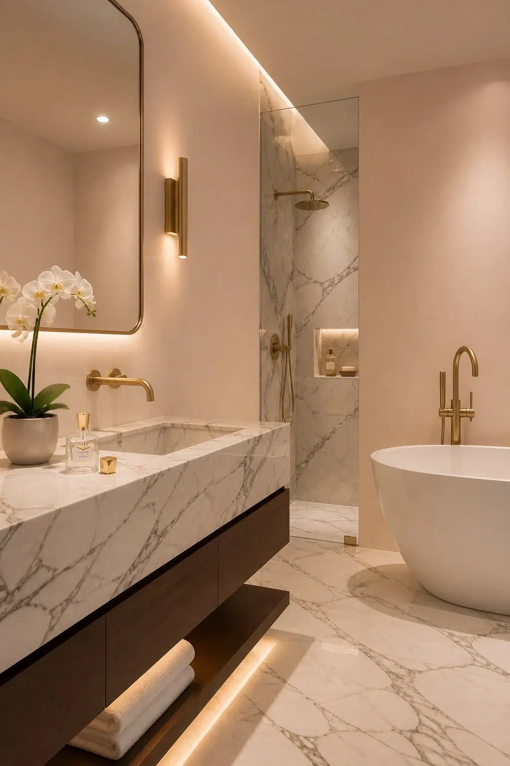 Conch Shell — modern luxury bathroom