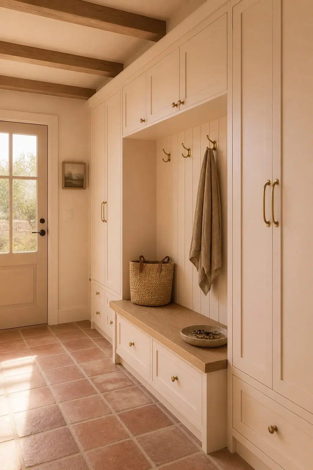Conch Shell — earthy mudroom